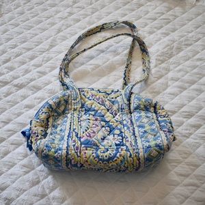 Vera Bradley CAPRI BLUE Small Duffel Style Purse